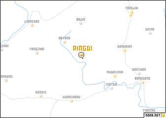 map of Pingdi