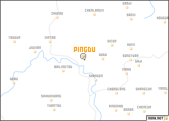 map of Pingdu