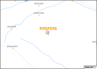 map of Pingfeng