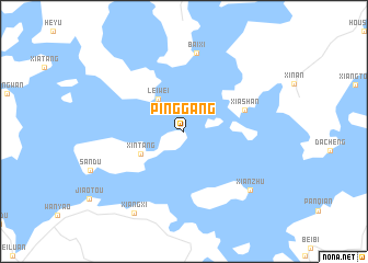 map of Pinggang