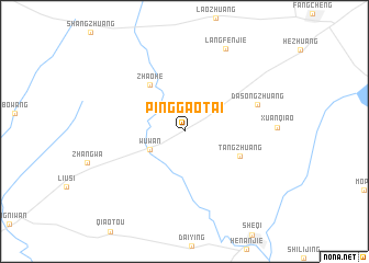 map of Pinggaotai
