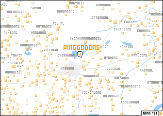 map of Pinggo-dong