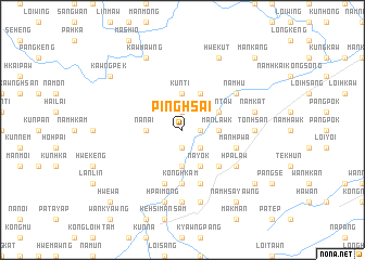 map of Pinghsai