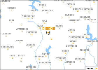 map of Pinghu