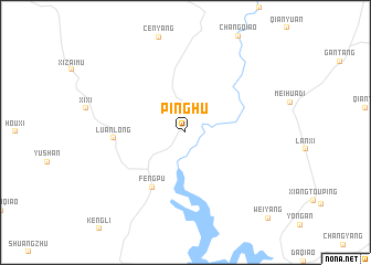 map of Pinghu