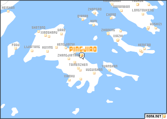 map of Pingjiao