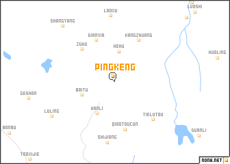 map of Pingkeng