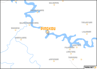 map of Pingkou