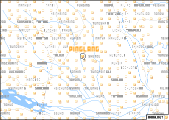 map of Ping-lang