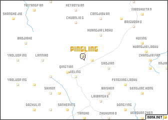 map of Pingling