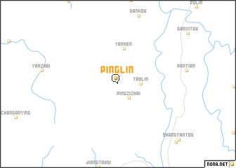 map of Pinglin