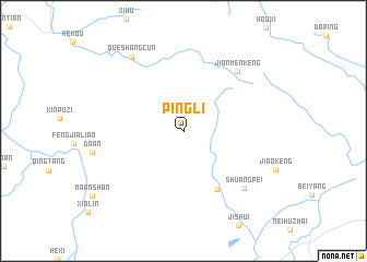 map of Pingli