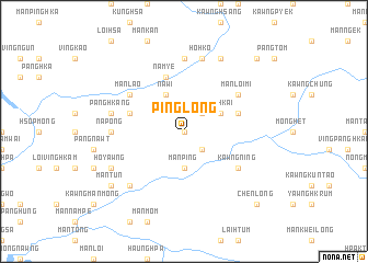 map of Pinglong