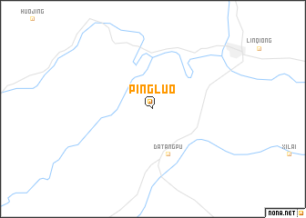 map of Pingluo