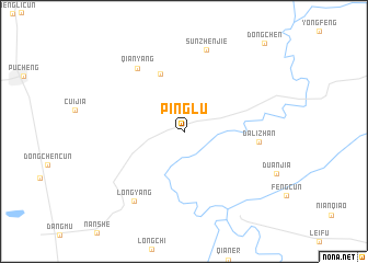 map of Pinglu