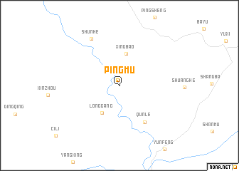 map of Pingmu