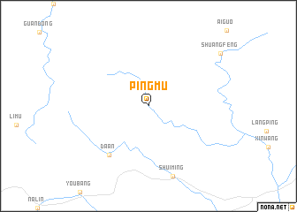 map of Pingmu