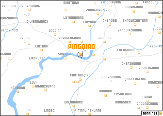 map of Pingqiao