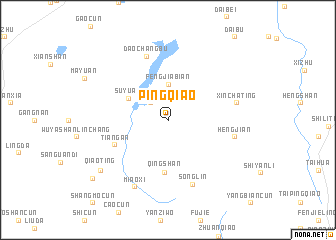 map of Pingqiao