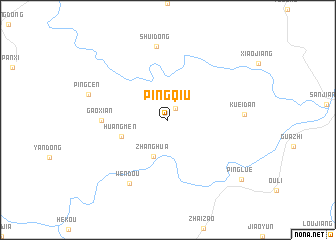 map of Pingqiu