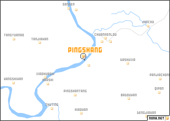 map of Pingshang