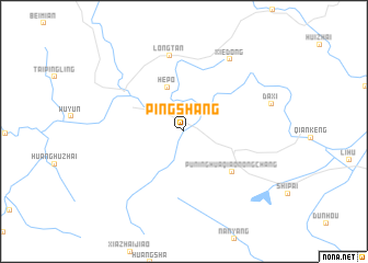 map of Pingshang