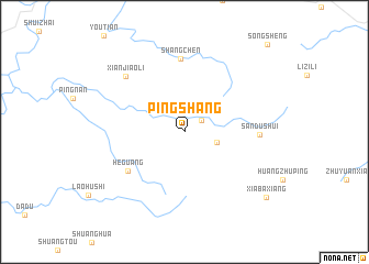 map of Pingshang