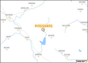 map of Pingshang