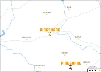 map of Pingshang