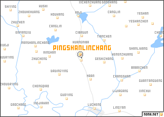 map of Pingshanlinchang