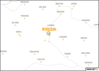 map of Pingshi