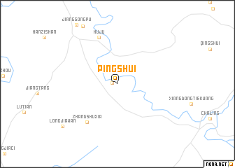 map of Pingshui