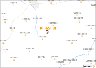 map of Pingshui