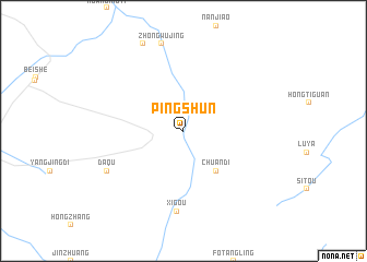map of Pingshun