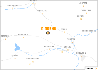 map of Pingshu