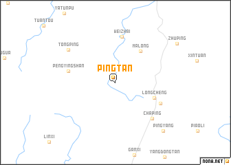 map of Pingtan