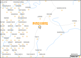 map of Pingxiang