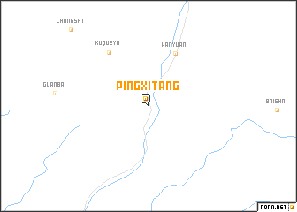 map of Pingxitang