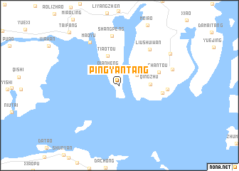 map of Pingyantang