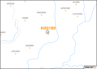 map of Pingyan