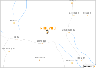 map of Pingyao