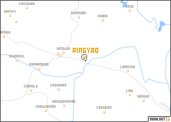 map of Pingyao