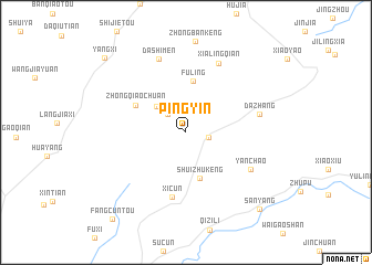 map of Pingyin