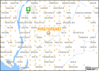 map of P\