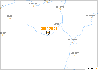 map of Pingzhai