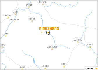map of Pingzheng