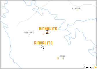 map of Pinhalito