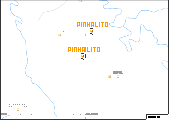 map of Pinhalito