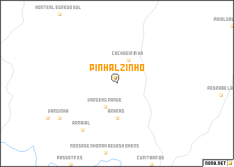 map of Pinhalzinho