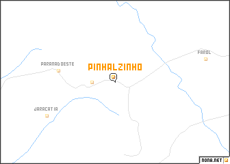 map of Pinhalzinho